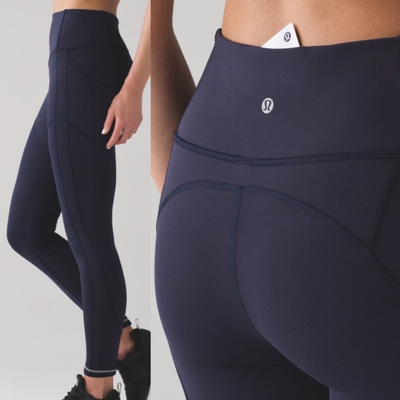 lululemon athletica Pants - Lululemon All The Right Places Pant Leggings II Navy Blue